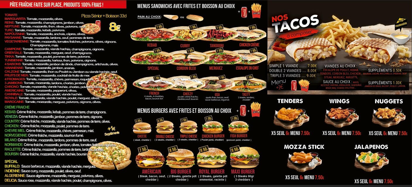 Best Pizza menu 1