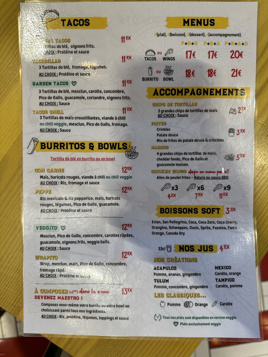 PEPPERICO menu 2