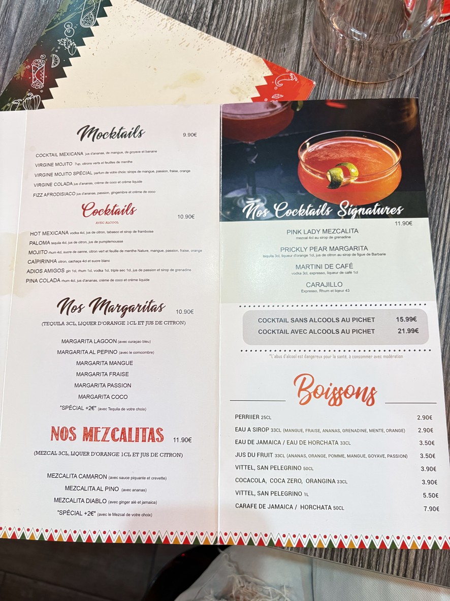 El Tequila menu 4