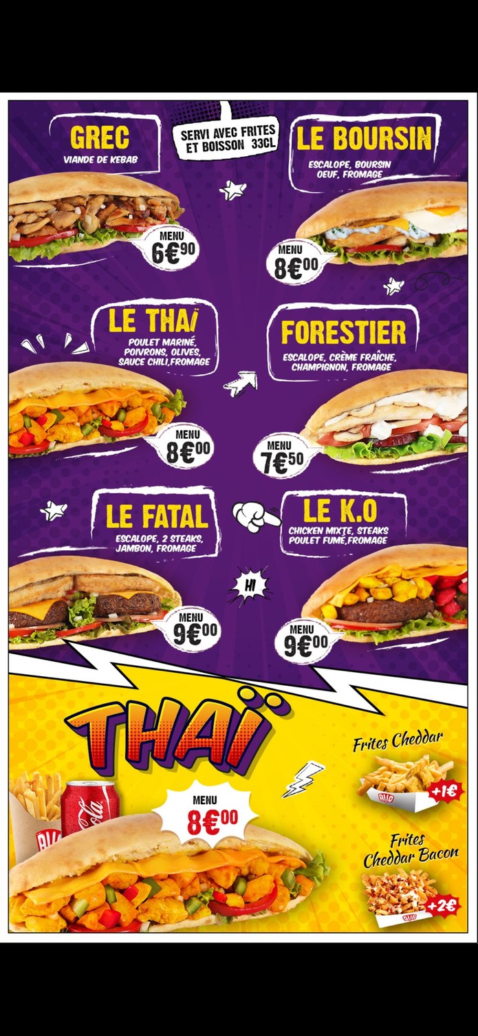 Allo Pizza Drancy. menu 1