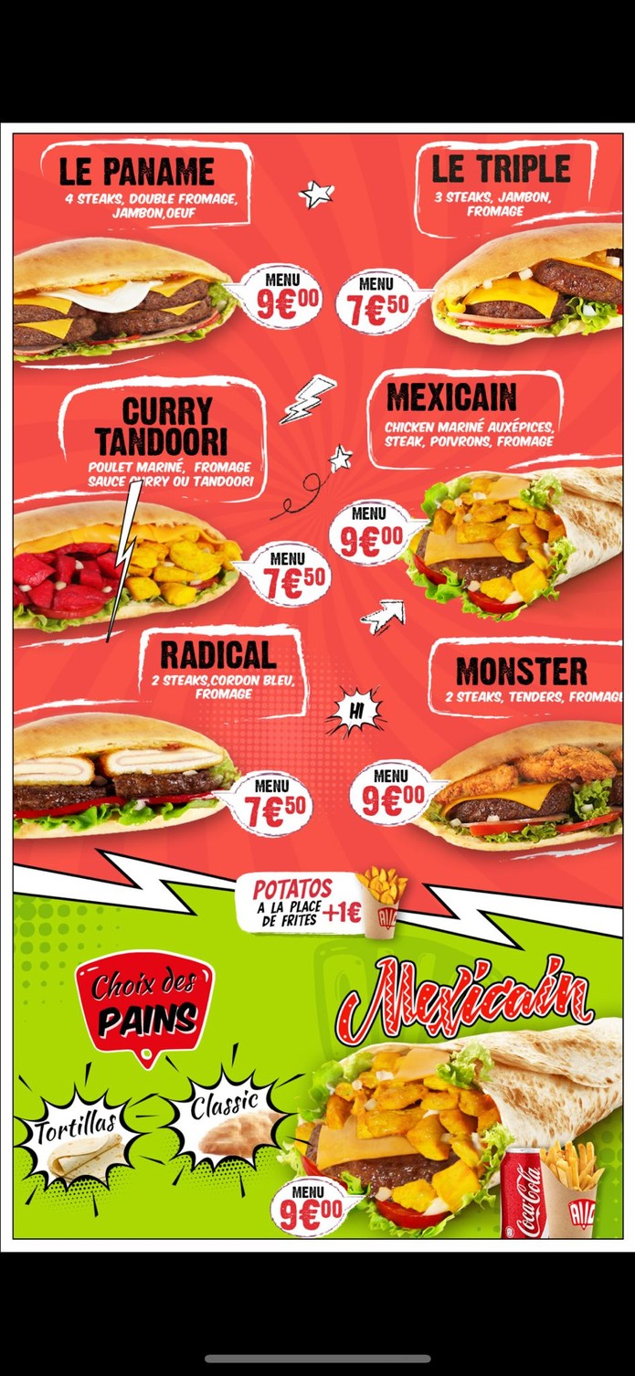 Allo Pizza Drancy. menu 4