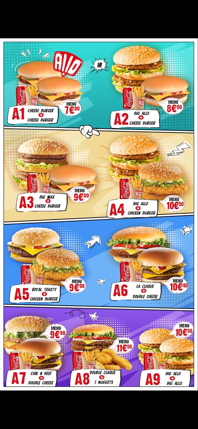 Allo Pizza Drancy. menu 6