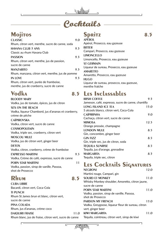 Café Beaugrenelle menu 6