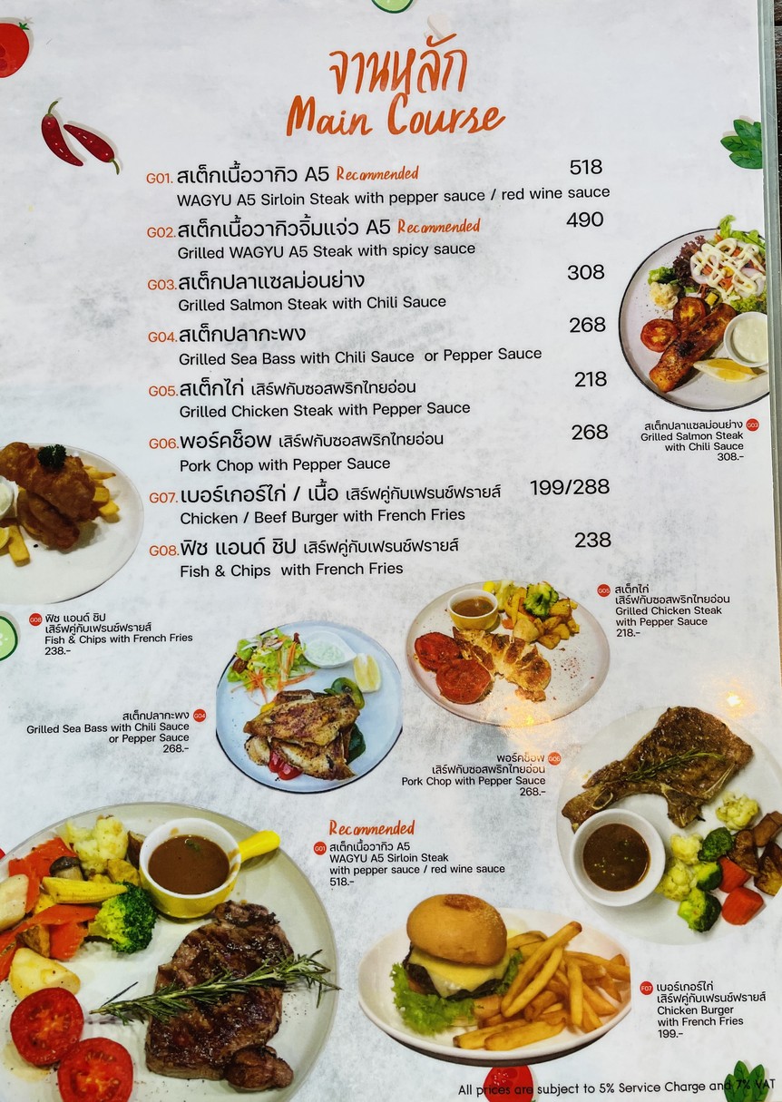 CHARM Bistro and Restaurant menu 7