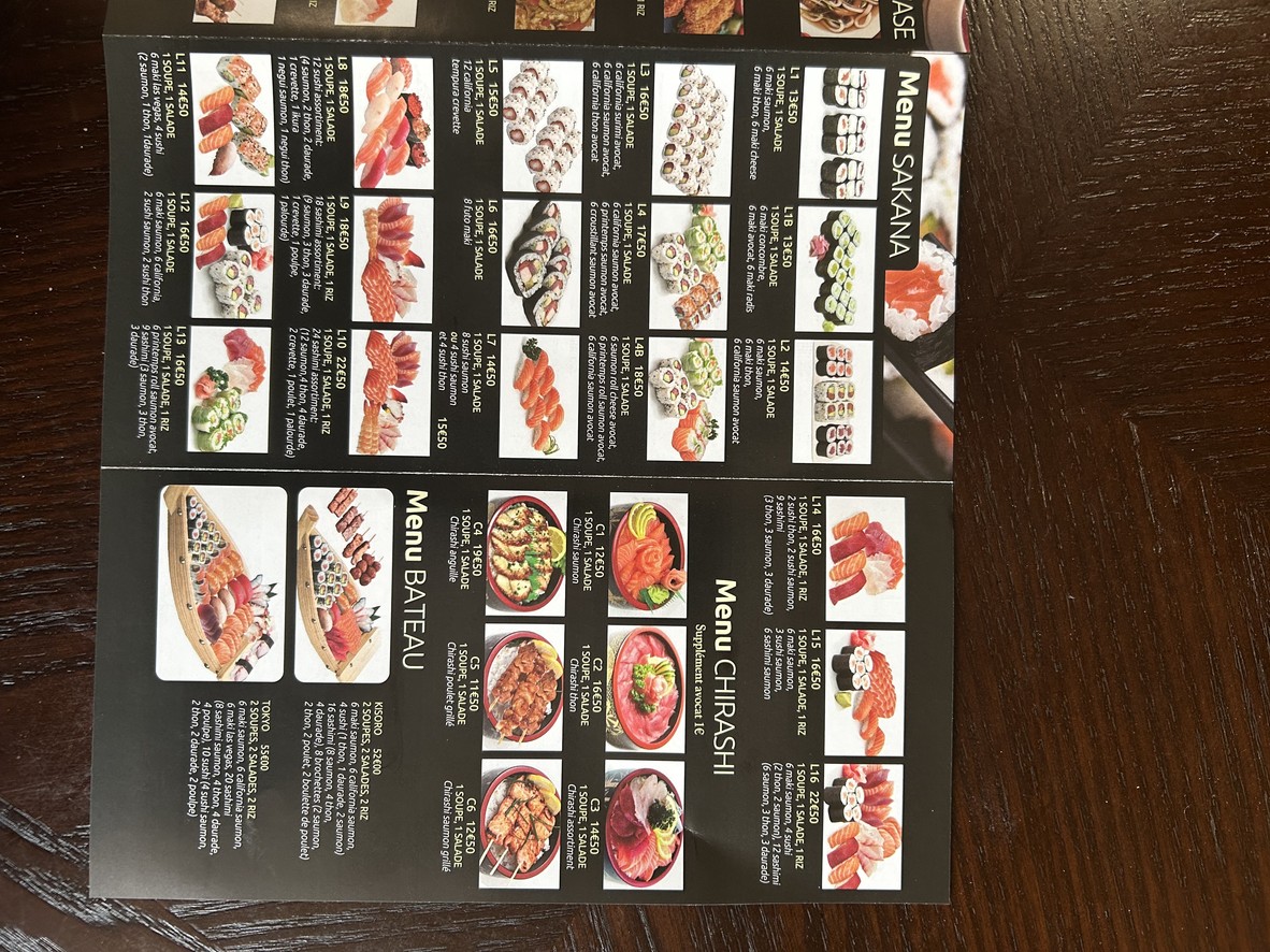 Kisoro menu 2