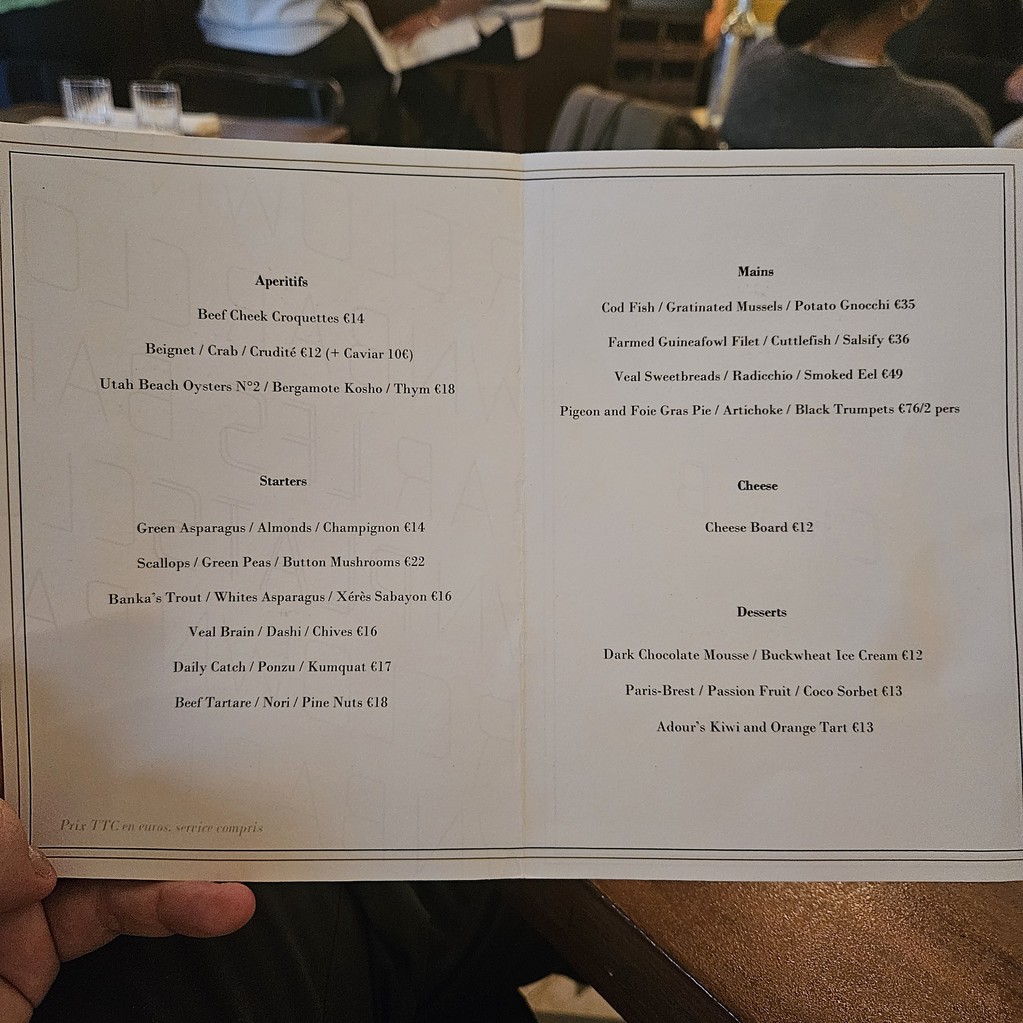 Le Clown Bar - Restaurant menu 2