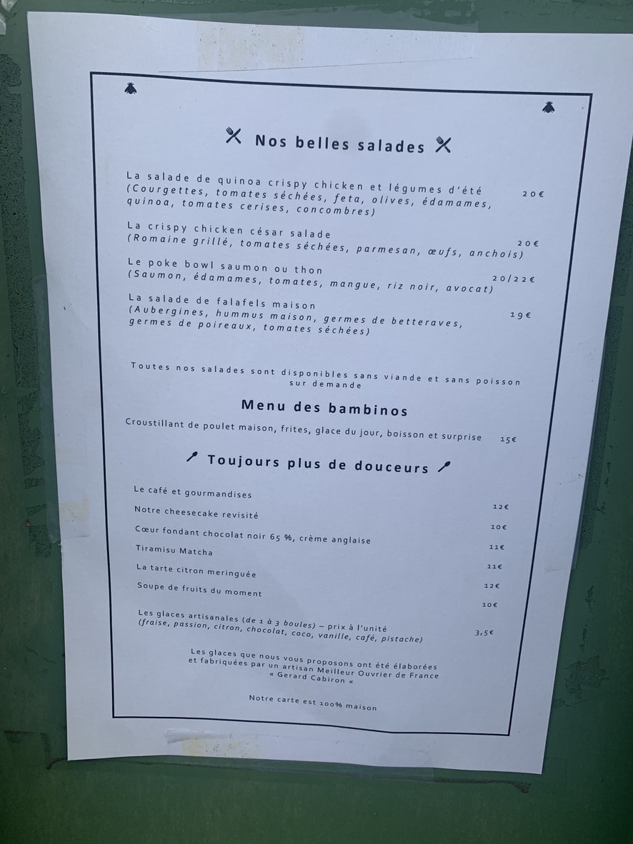 Brumaire menu 2