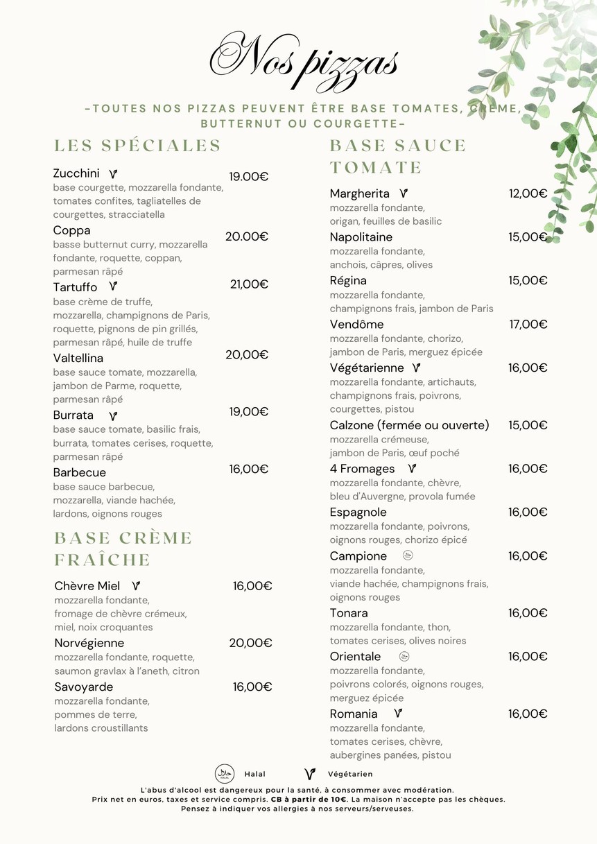 Linette menu 2