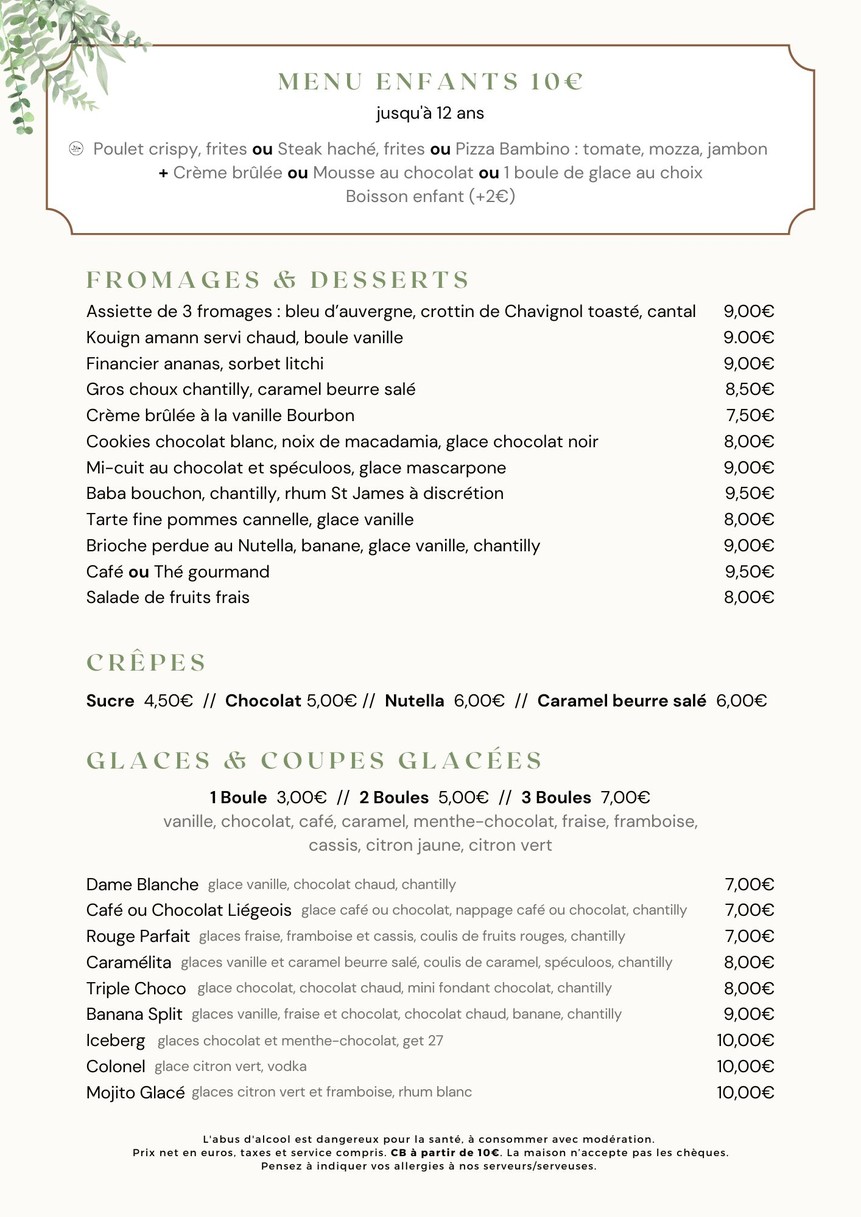 Linette menu 3