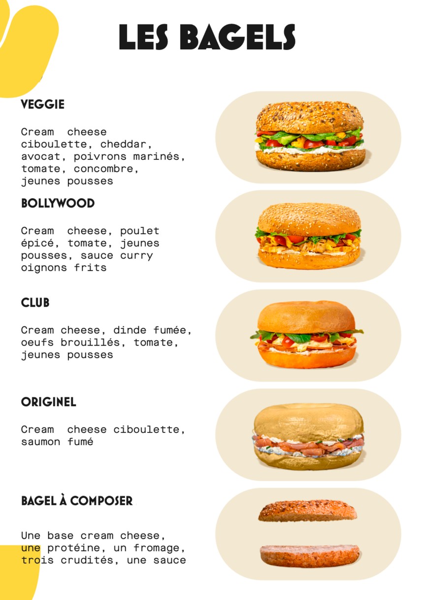 Bagel Corner menu 3