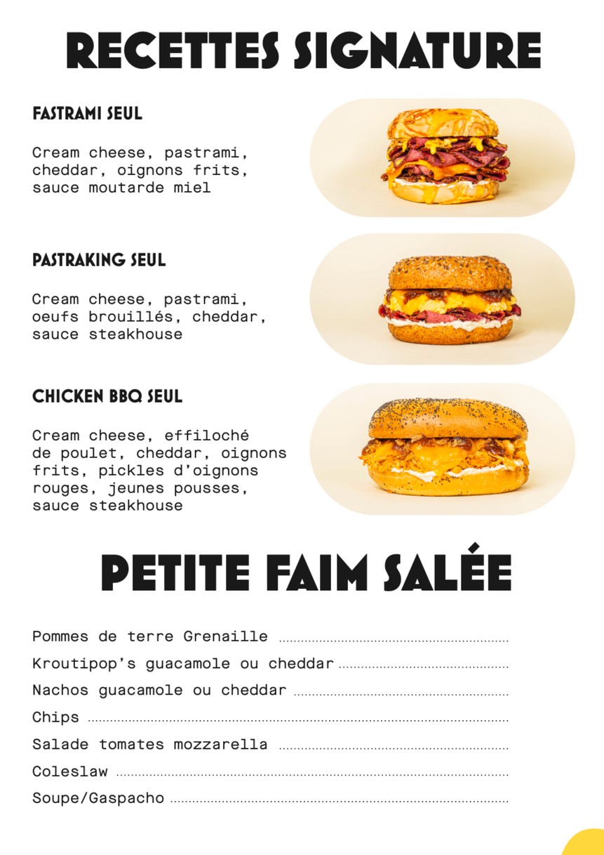 Bagel Corner menu 4