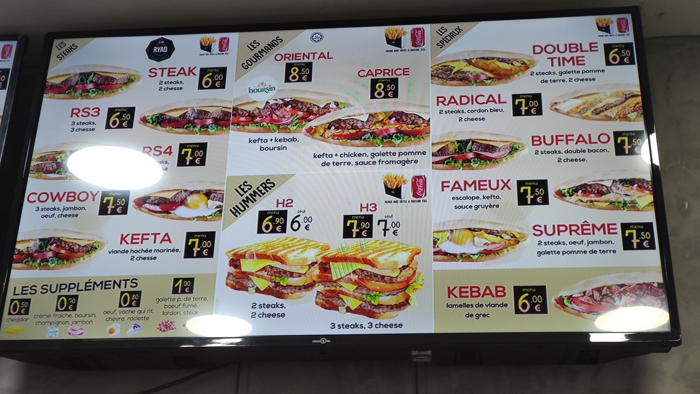 Le Ryad menu 4