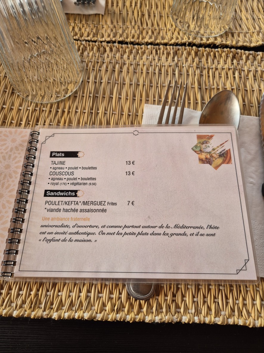 Restaurant LE RIAD menu 2