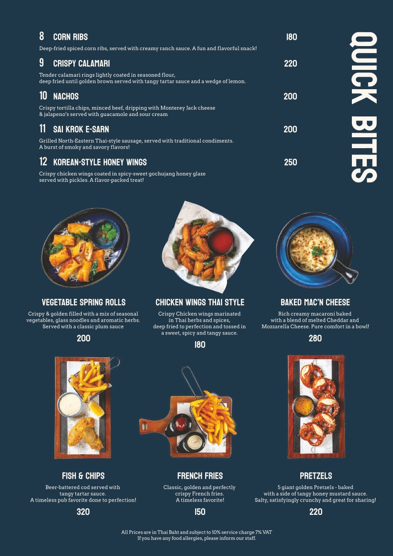 The Mesh Bangkok Sukhumvit 22 menu 2