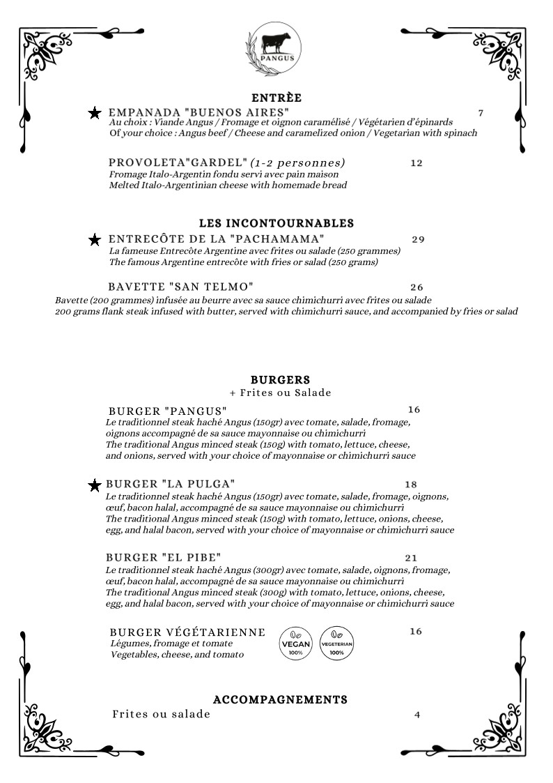 Pangus-Sèvres menu 1