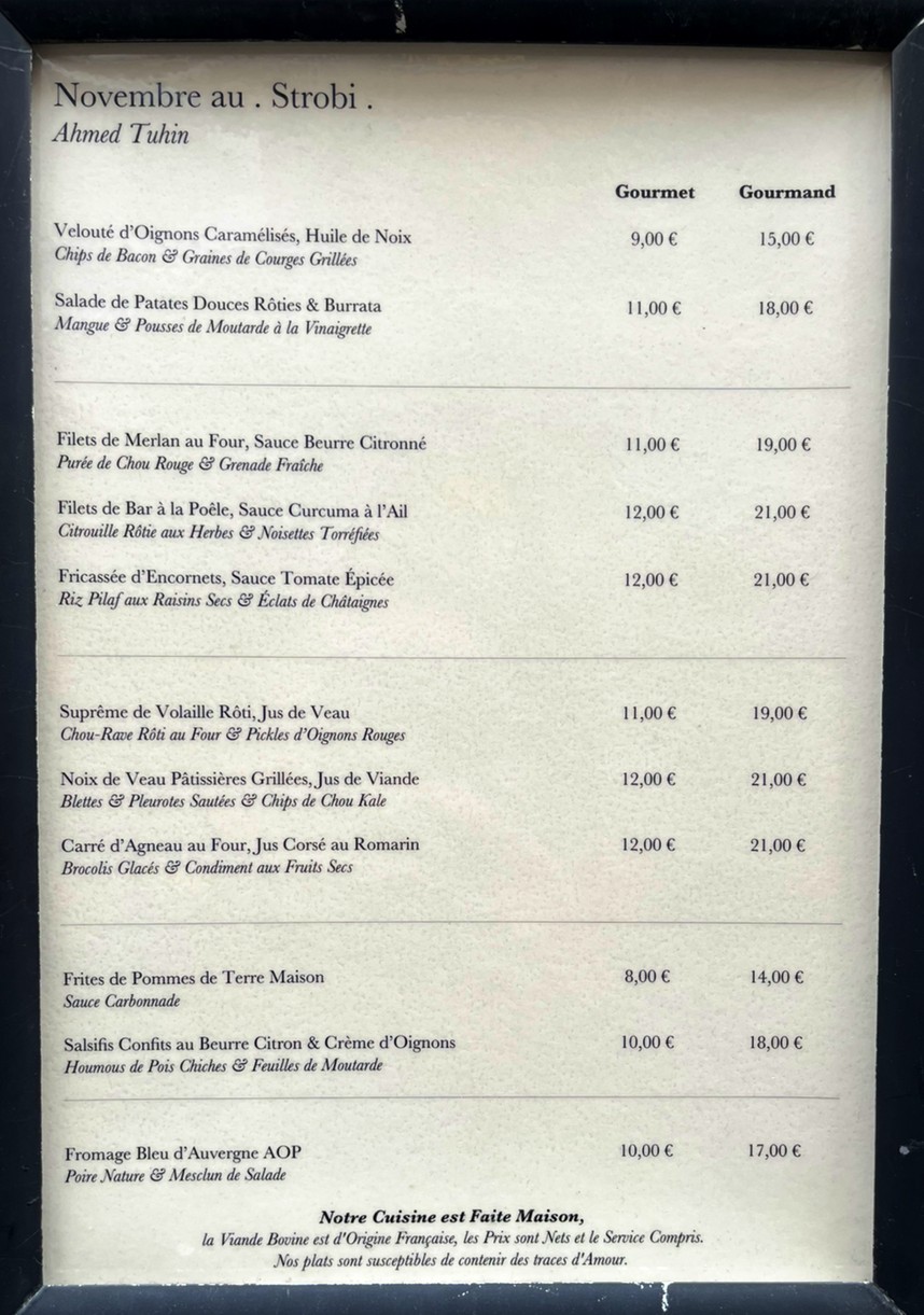 Strobi menu 1