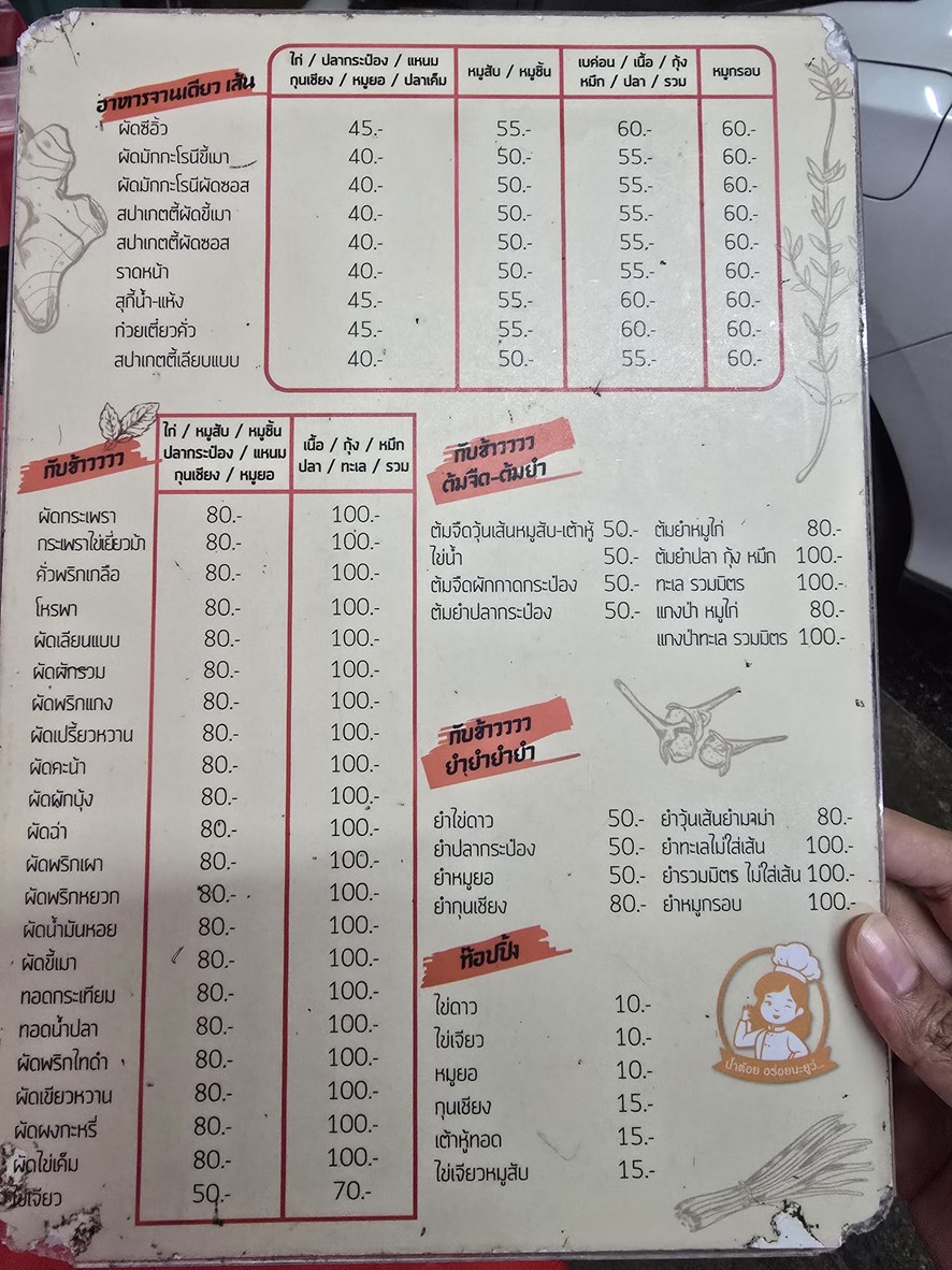 Pà Diǎo Diàn menu 2