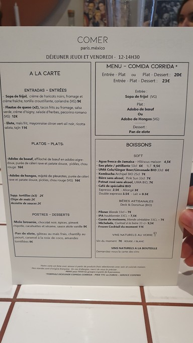 COMER parís.méxico
