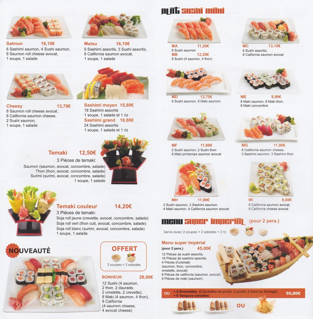 Ozaka menu 3