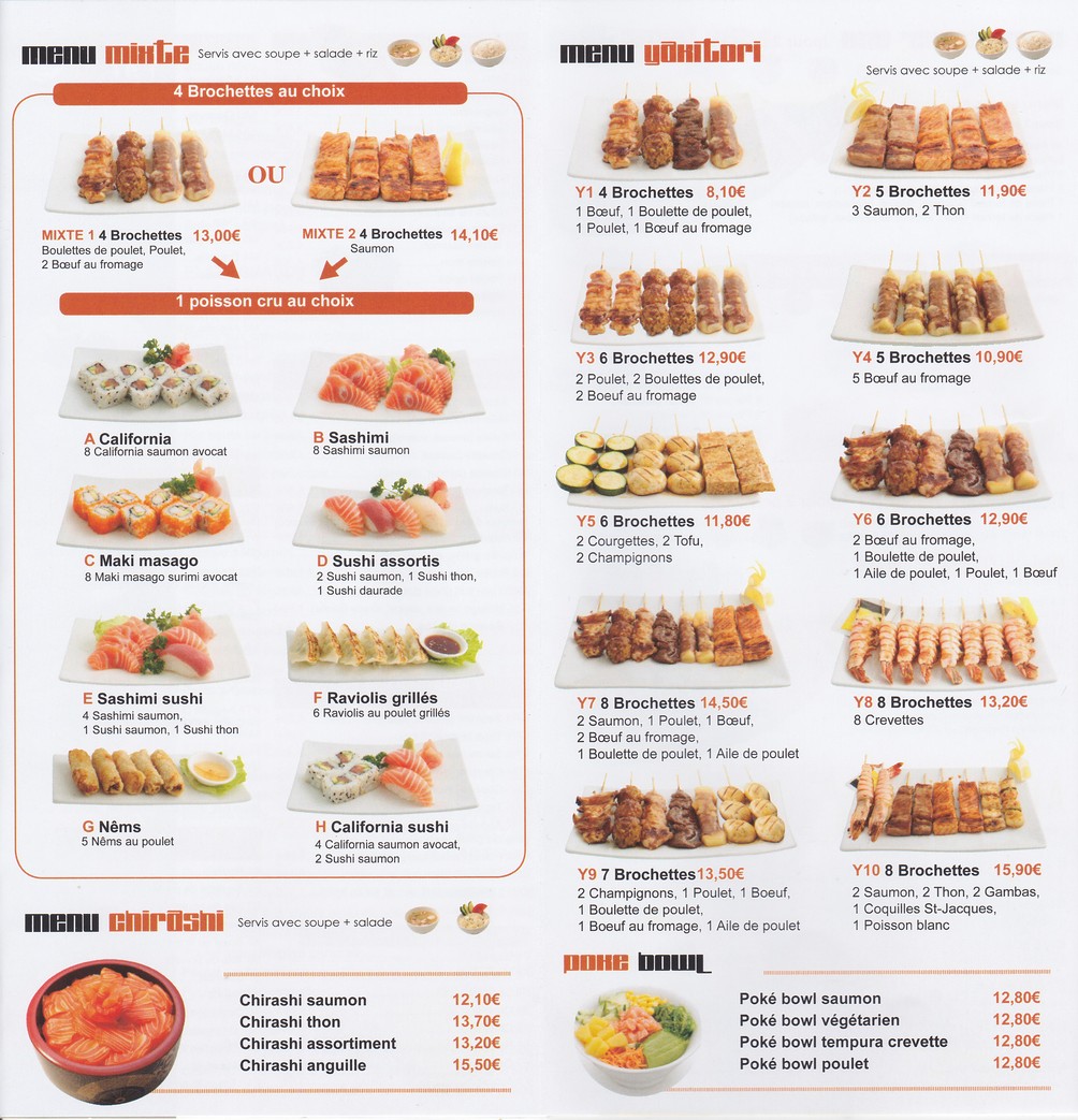 Ozaka menu 4