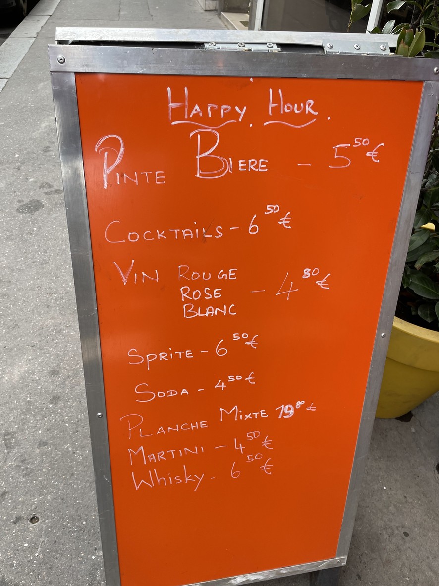 L'Ecrin menu 2
