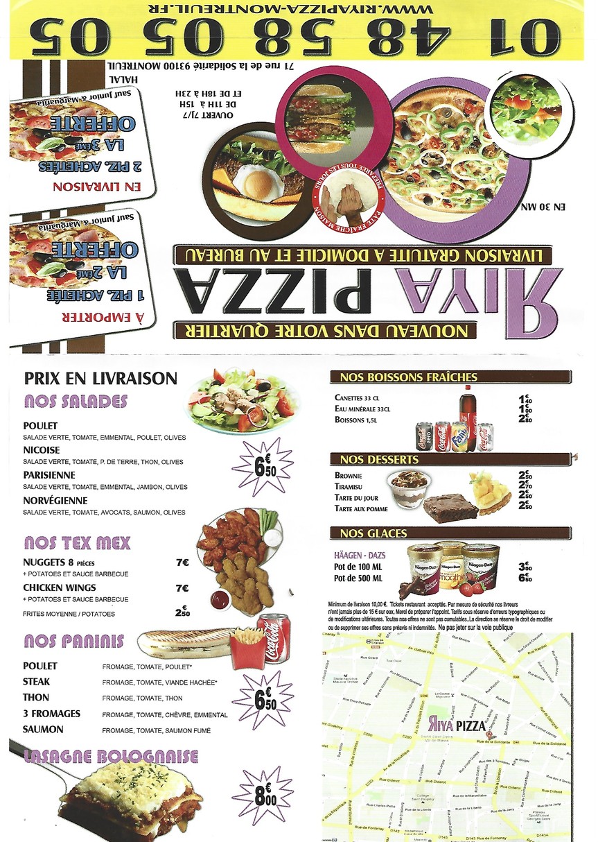 PIZZA TORY/ Riya Pizza menu 1