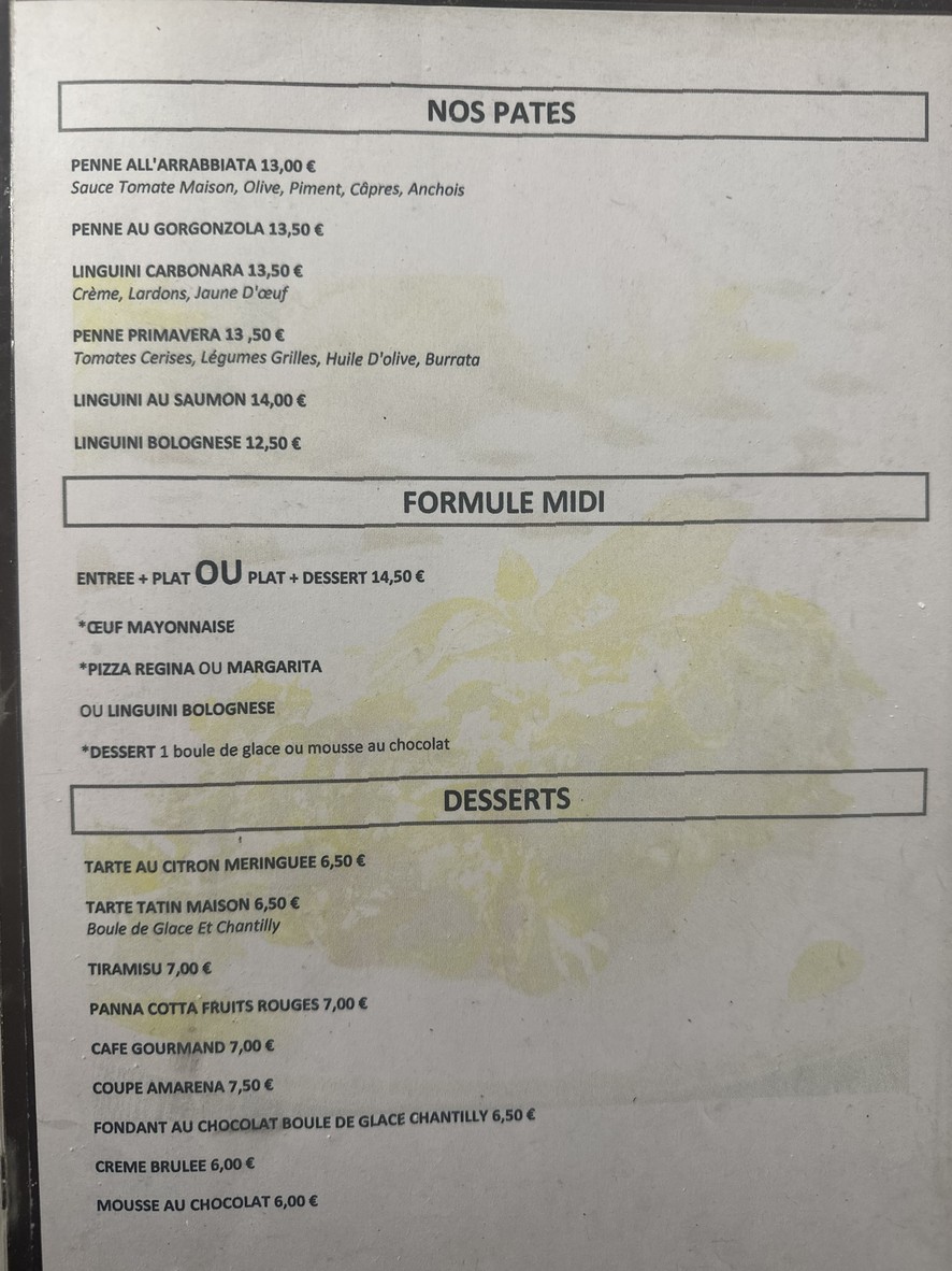 Pizzeria Rialto menu 4