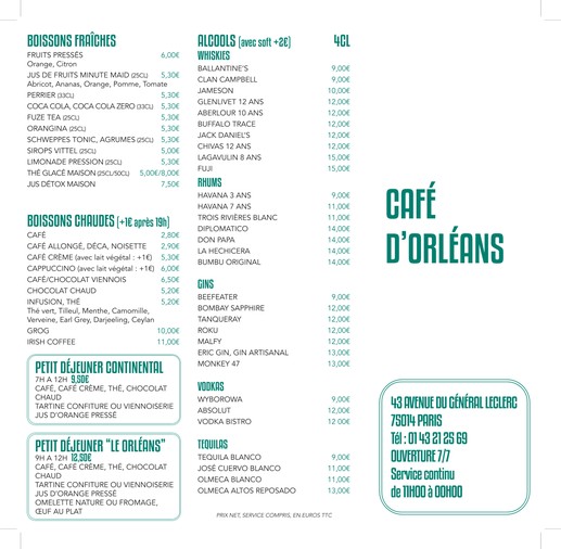 Café d'Orléans