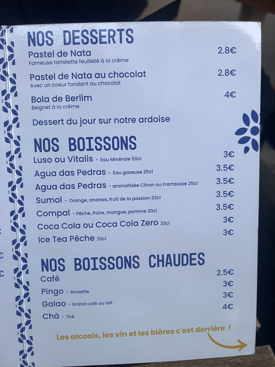 Nossa Churrasqueira Paris 15 menu 3