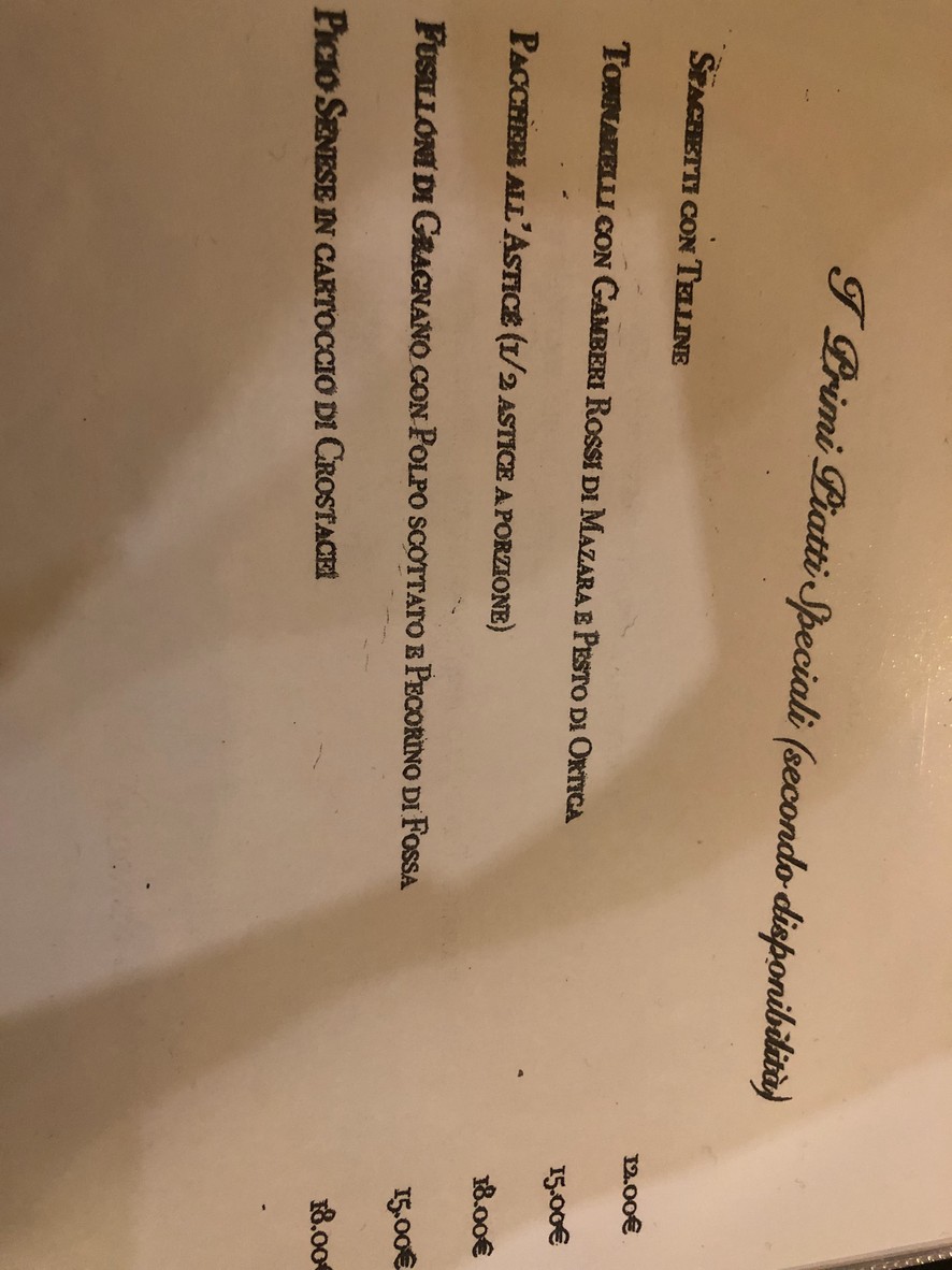 Ristorante Eden menu 3