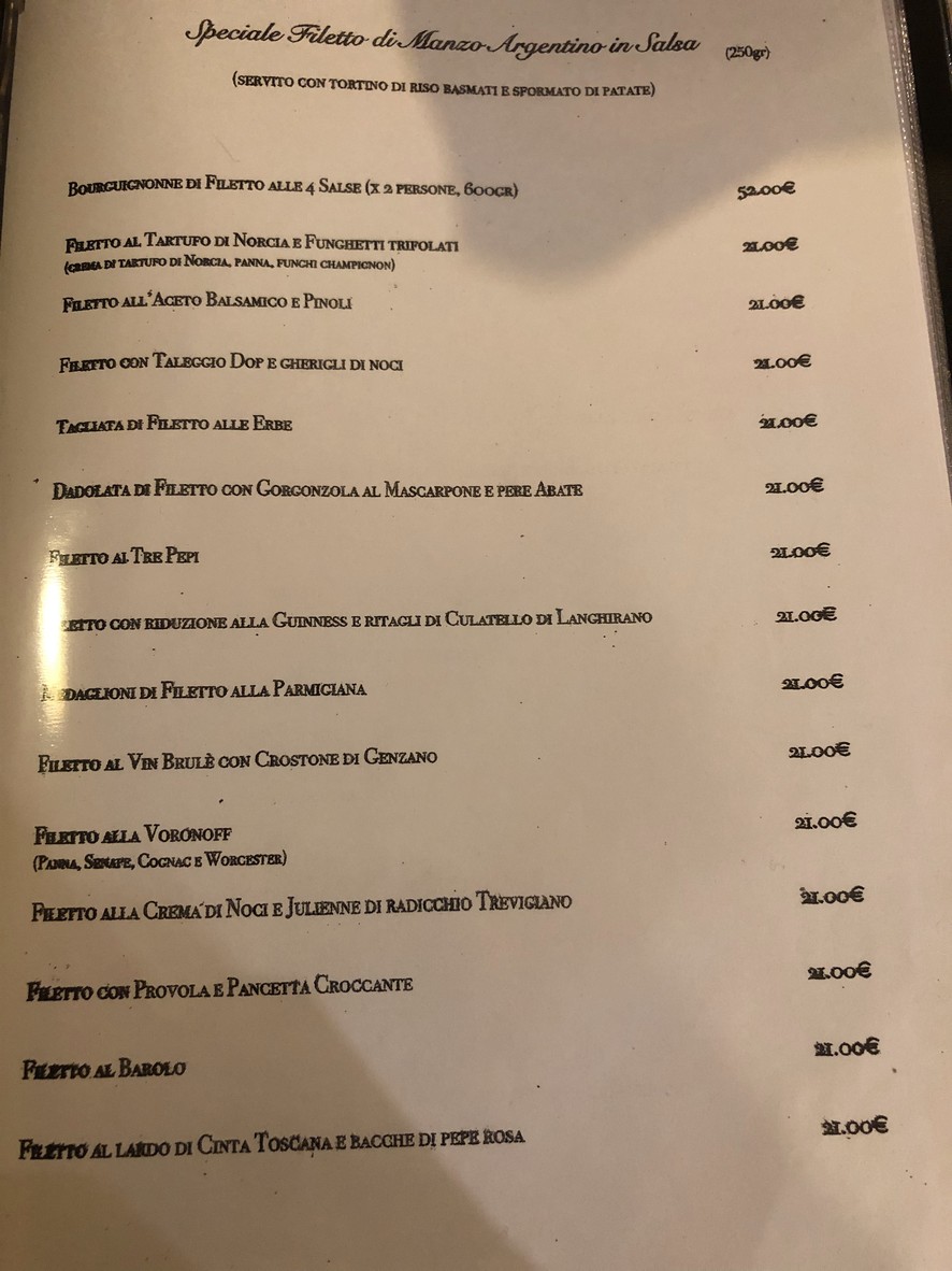 Ristorante Eden menu 5
