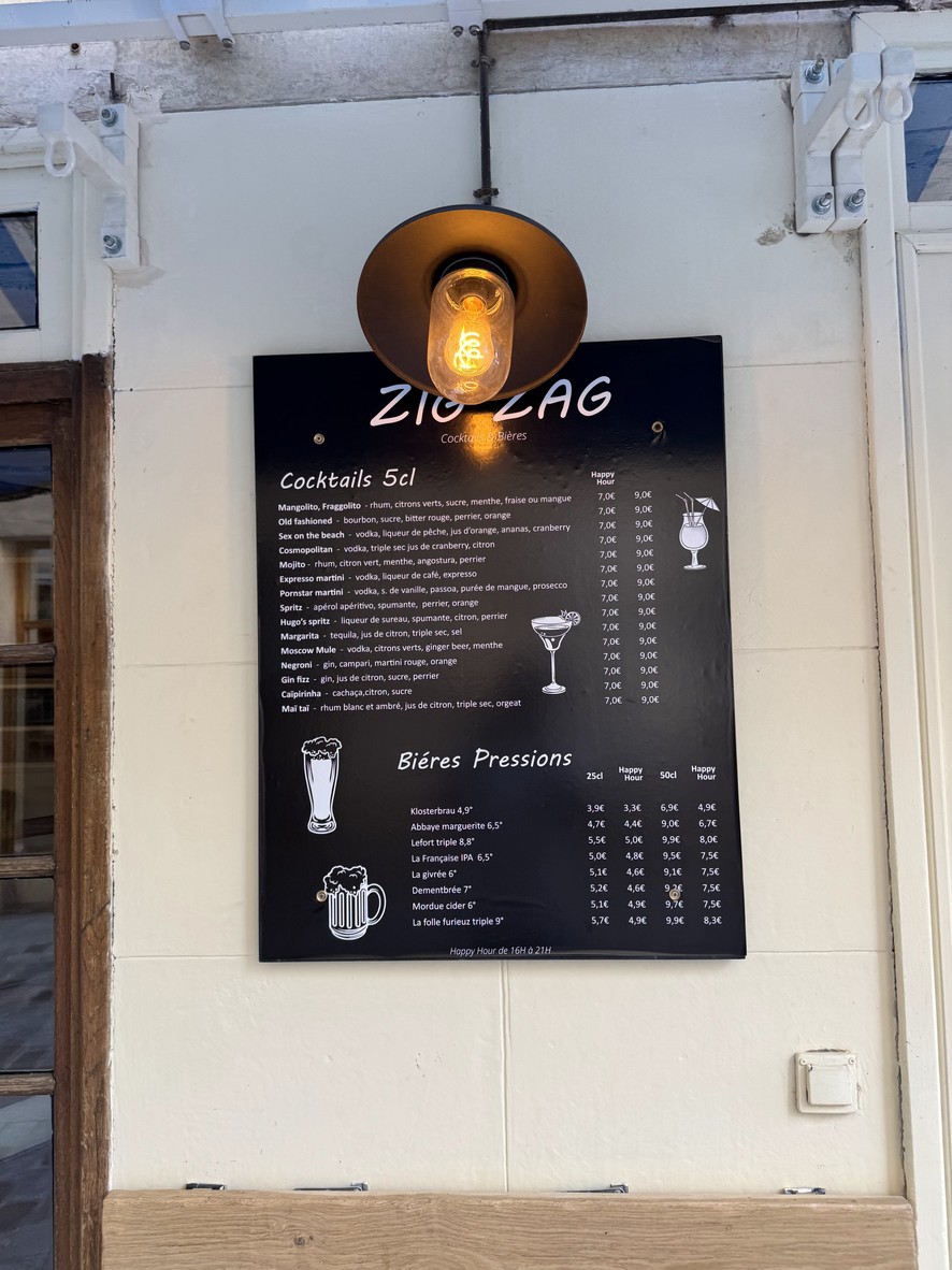 Zig Zag Café menu 2