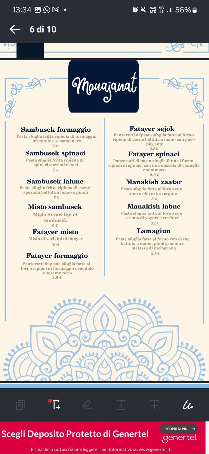 Layalina menu 4