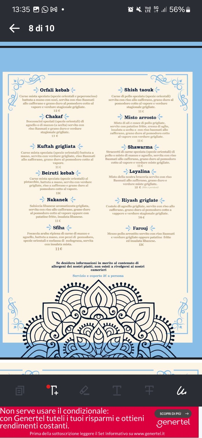 Layalina menu 5