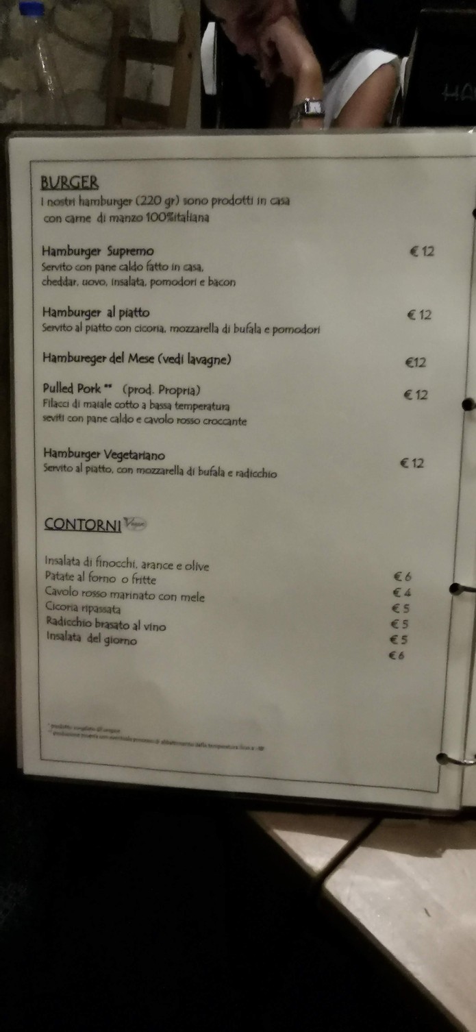 L'Albero Cocciuto menu 4