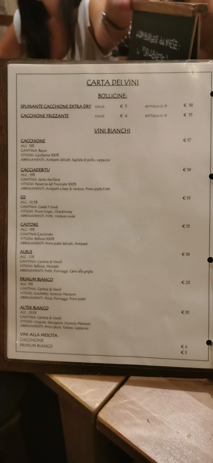 L'Albero Cocciuto menu 6