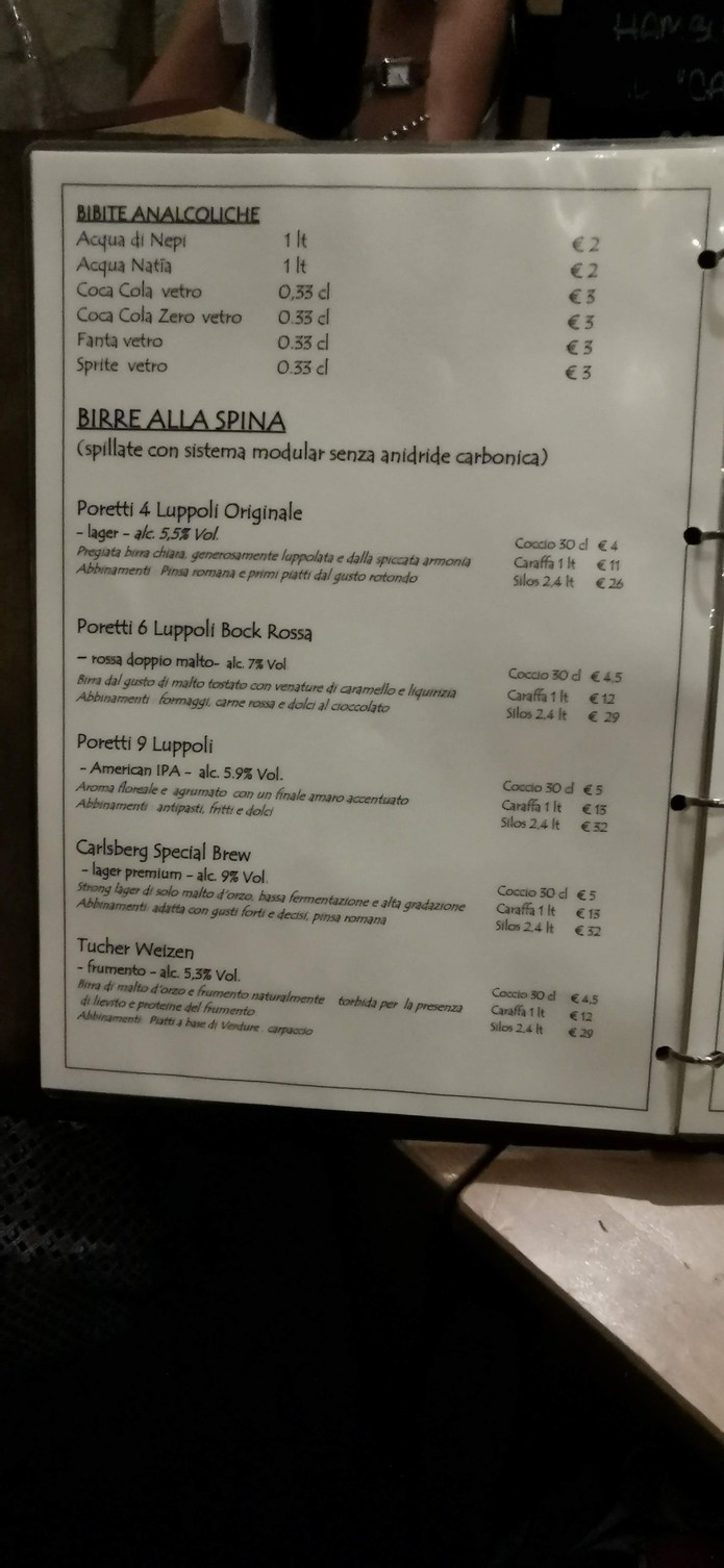 L'Albero Cocciuto menu 8