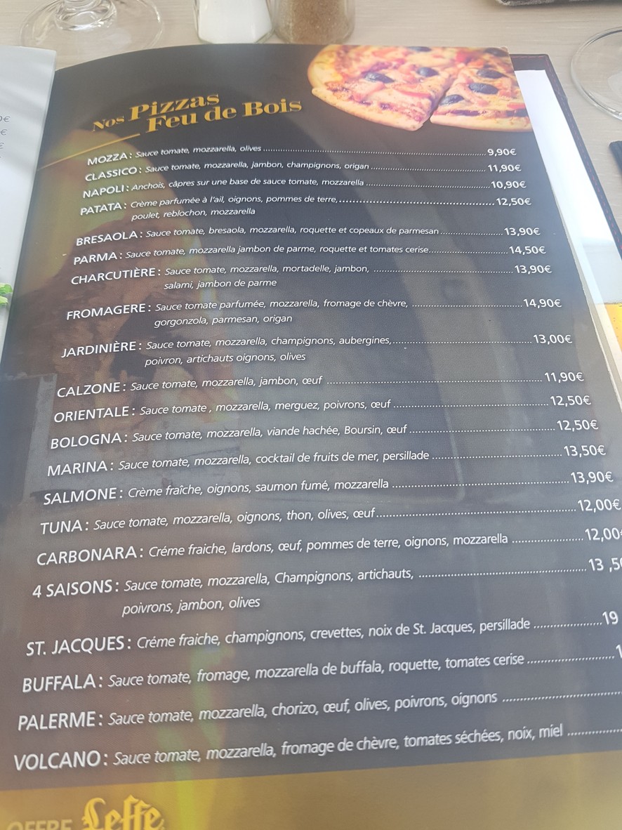Volcano Lounge - Restaurant Pizzeria Argenteuil menu 2