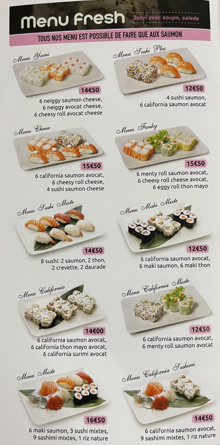 OHÏ SUSHI menu 5