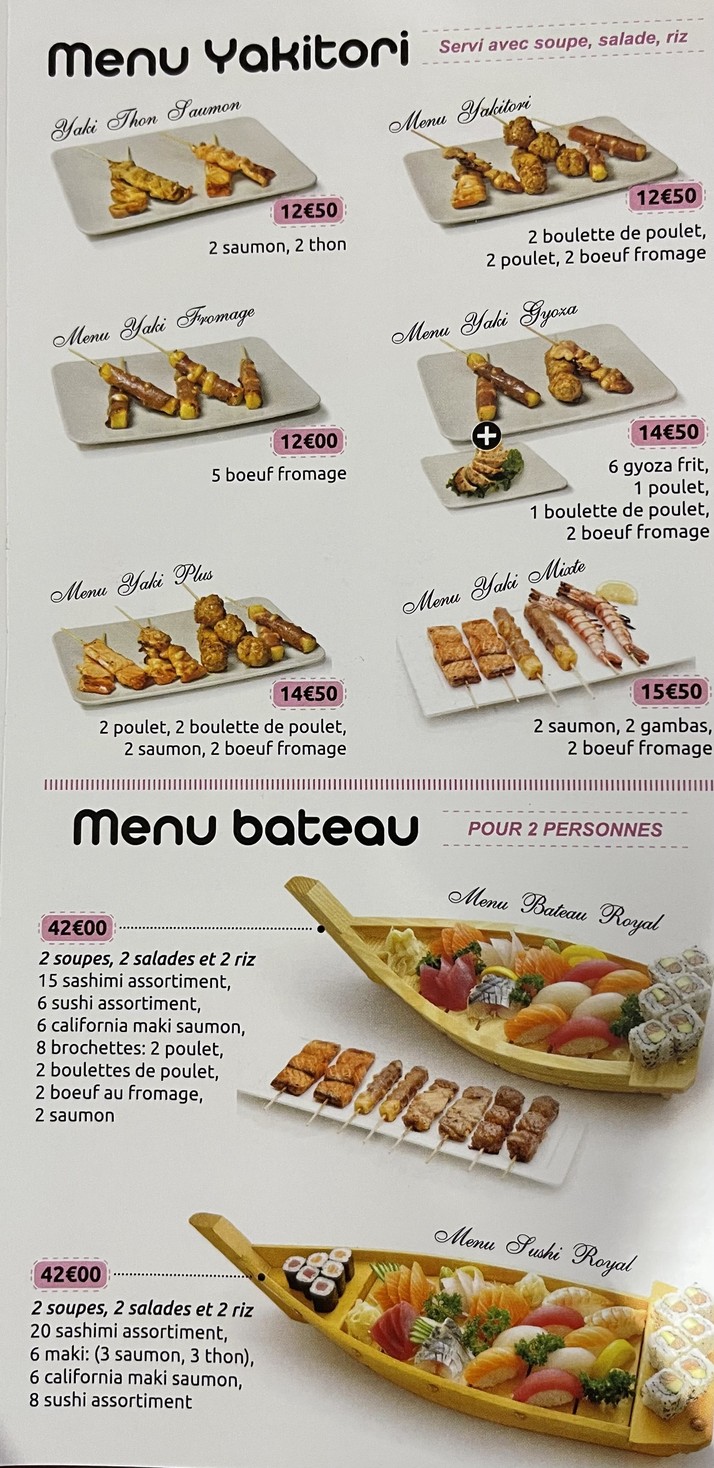 OHÏ SUSHI menu 7