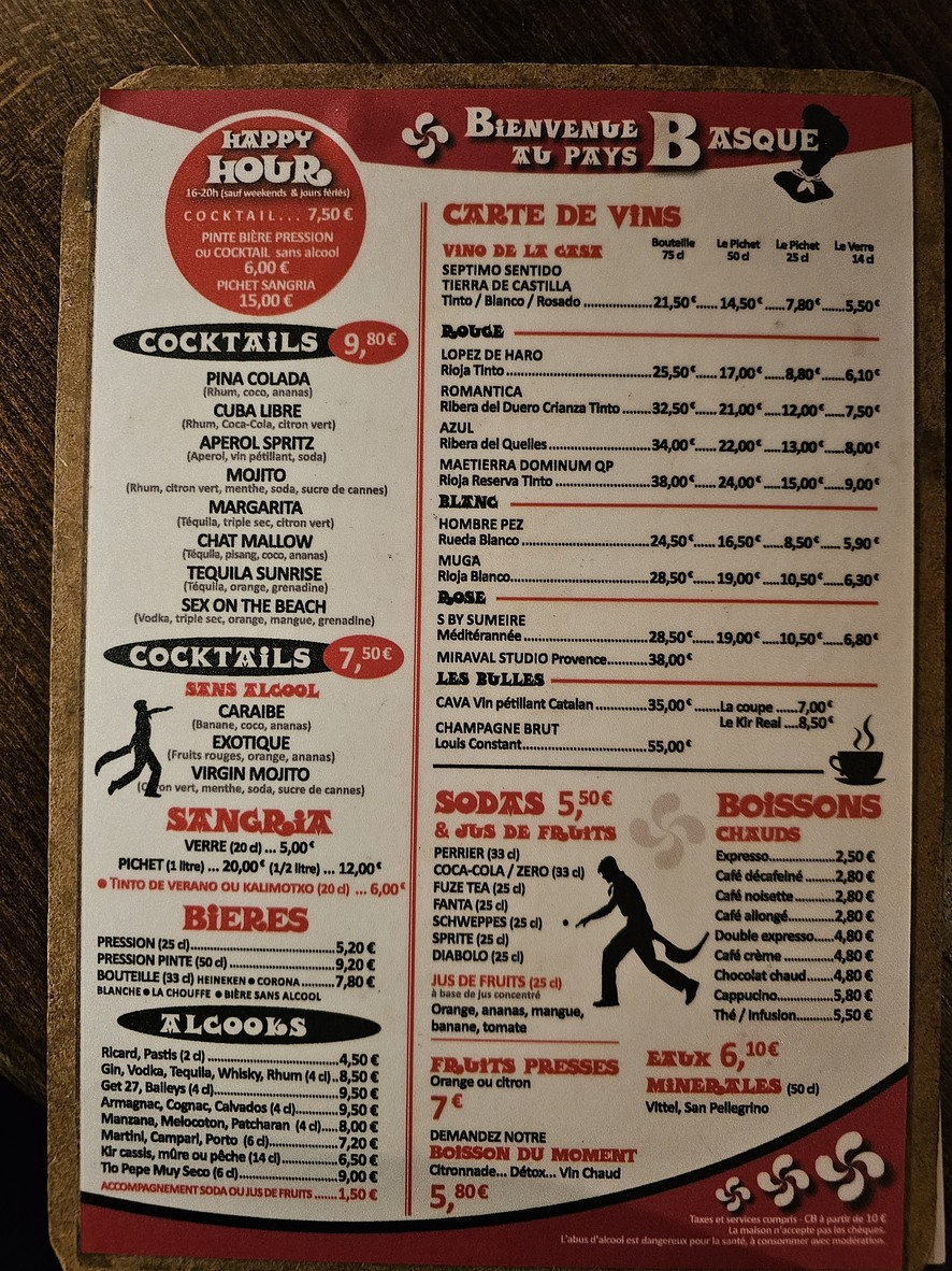 Casa San Pablo menu 2