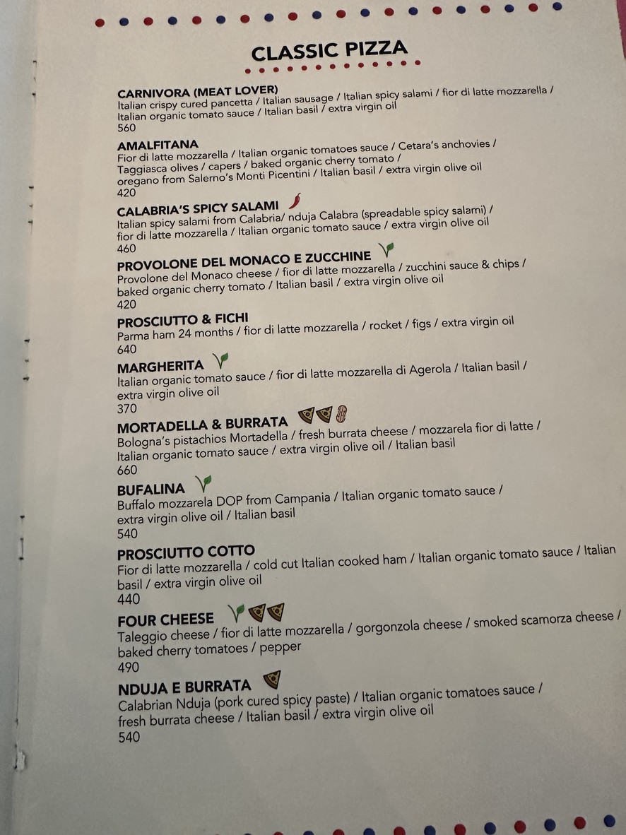 Massilia menu 1