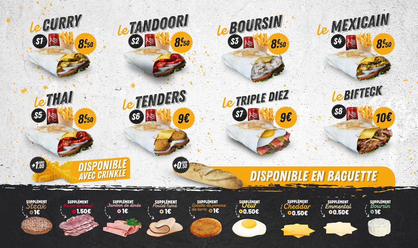 Original Diez Burger menu 4
