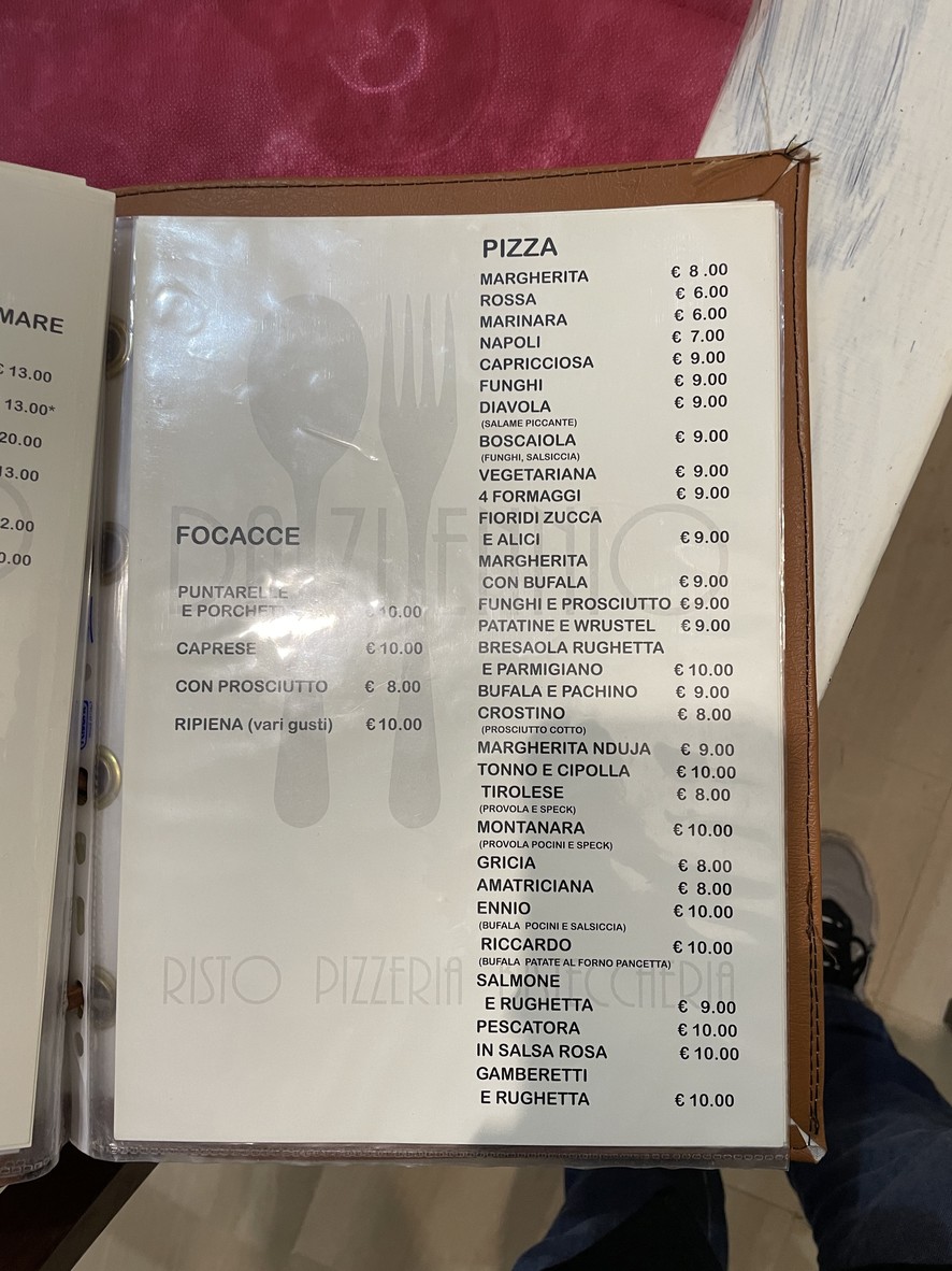 Ristorante Pizzeria Da zi Ennio menu 4