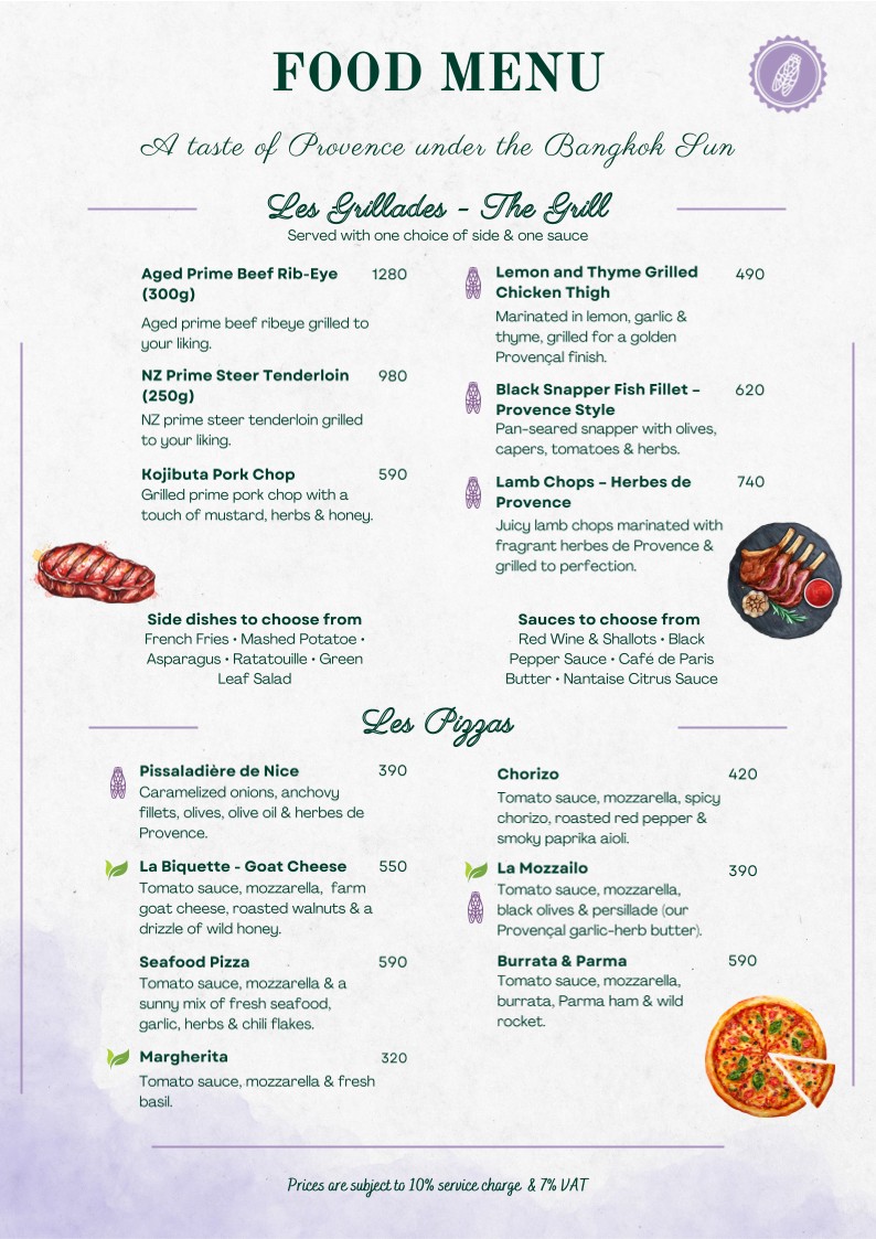 Playlys Bangkok menu 2