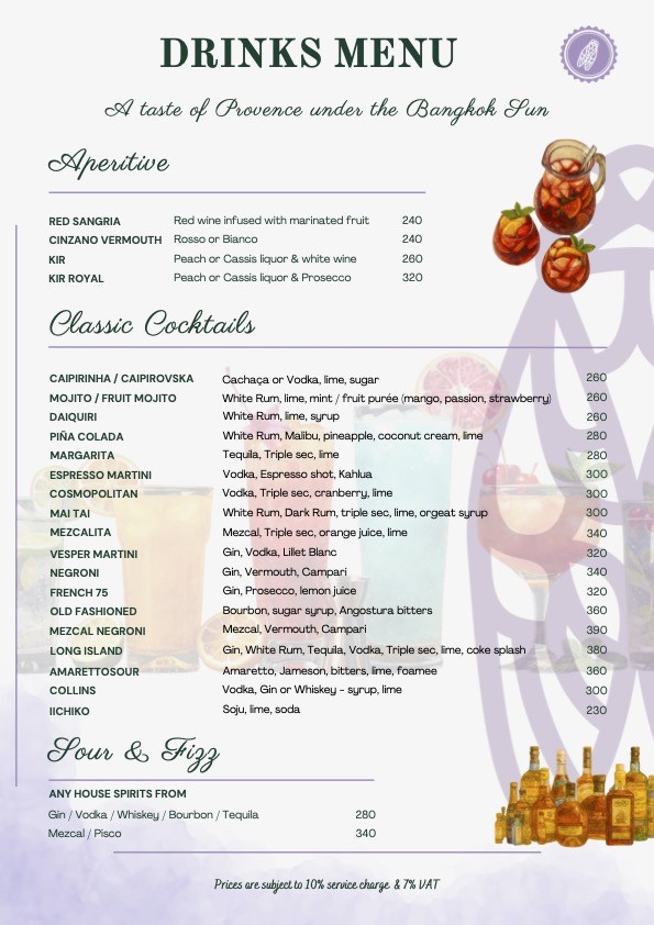Playlys Bangkok menu 3