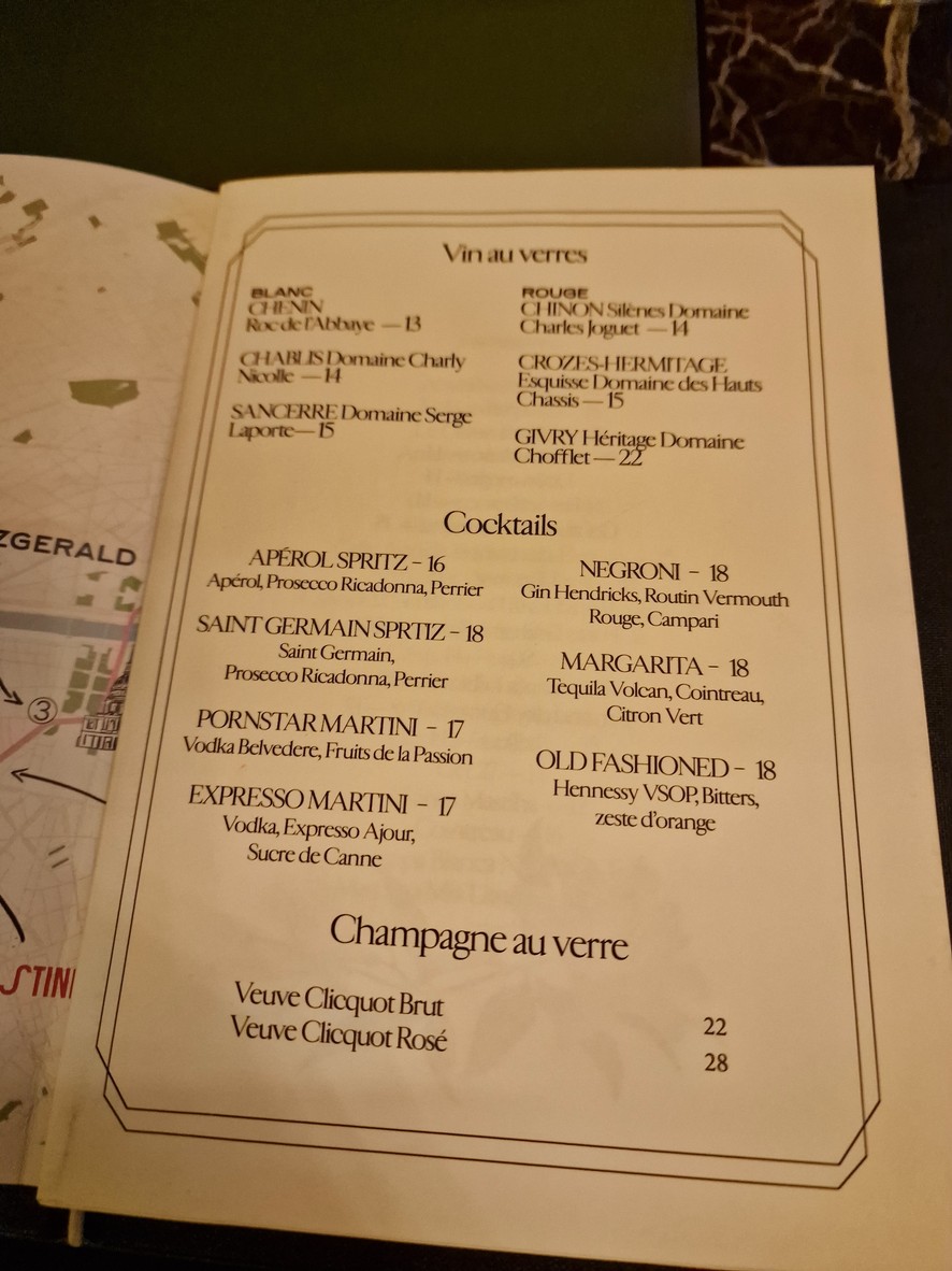 Vesper menu 4