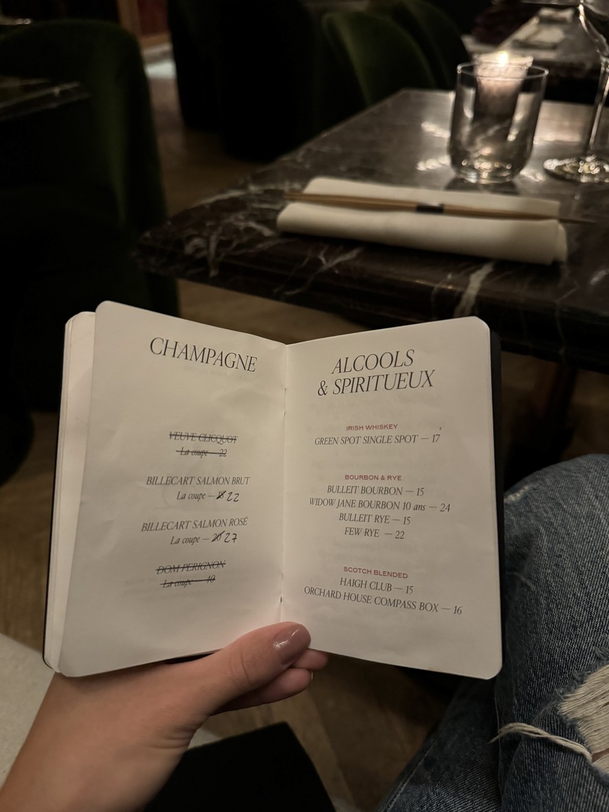 Vesper menu 5