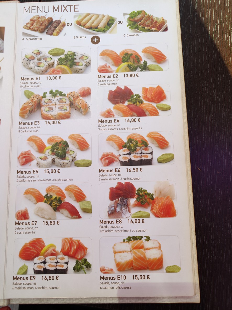 IKKO menu 2