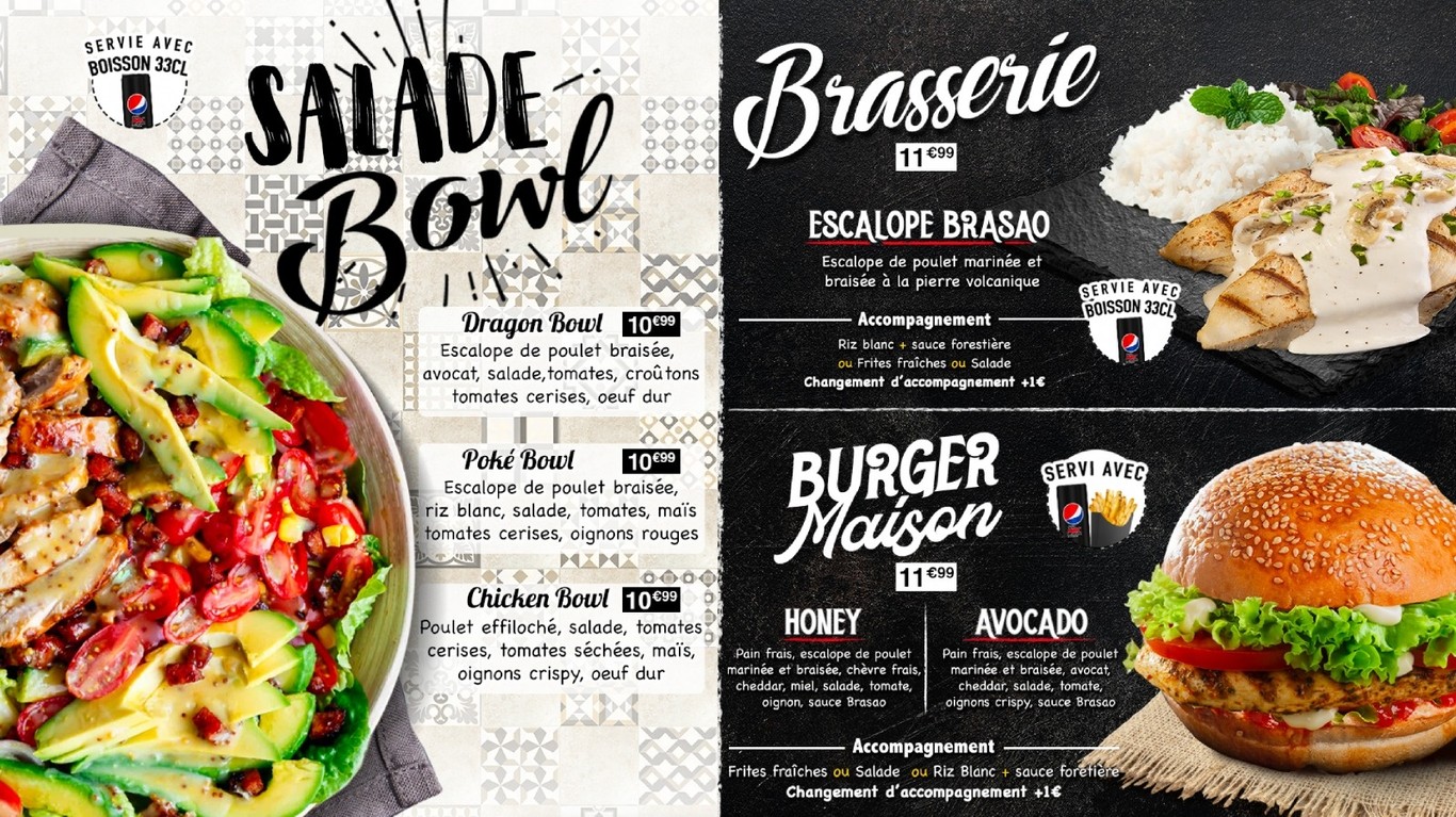 Brasa&co Clichy - Restaurant poulet braisé menu 3